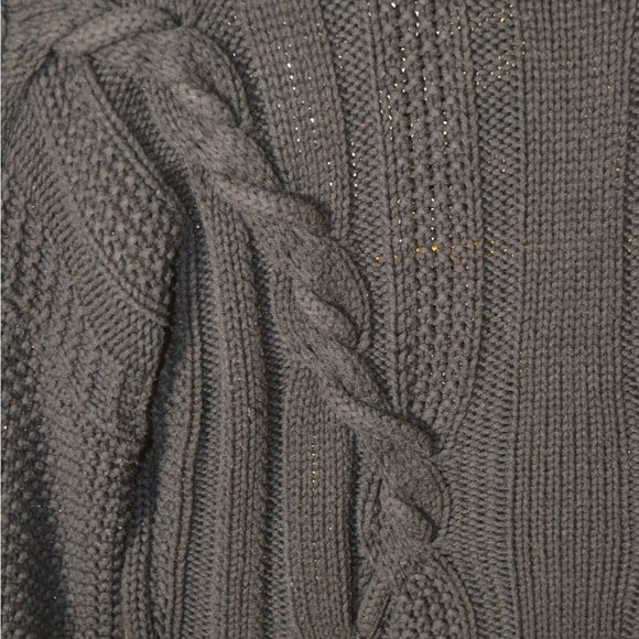 Marciano black cable sweater. Great for ‘sweata weatha’. Perfect over jeans. - Picture 3 of 13